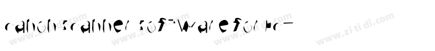 canon scanner software for pc字体转换